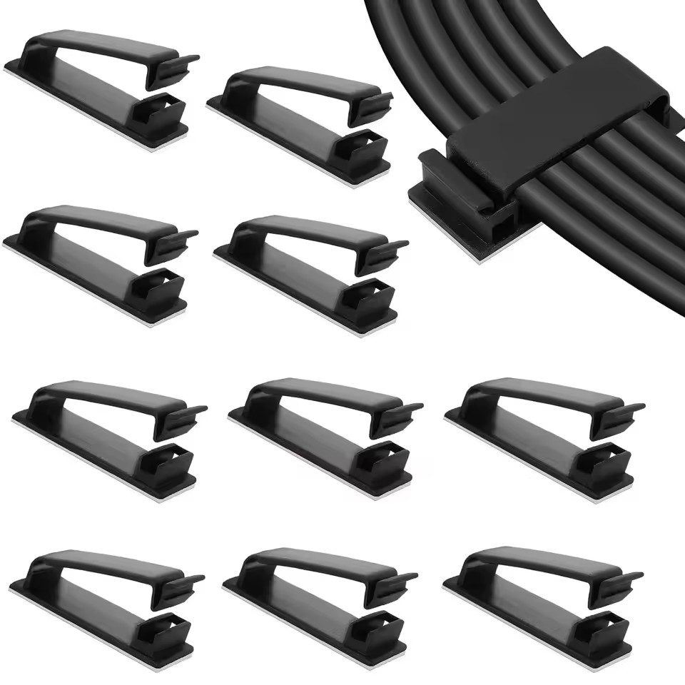 Car Organizer - Self-adhesive Cable Organizer Cable Clamp Clips
