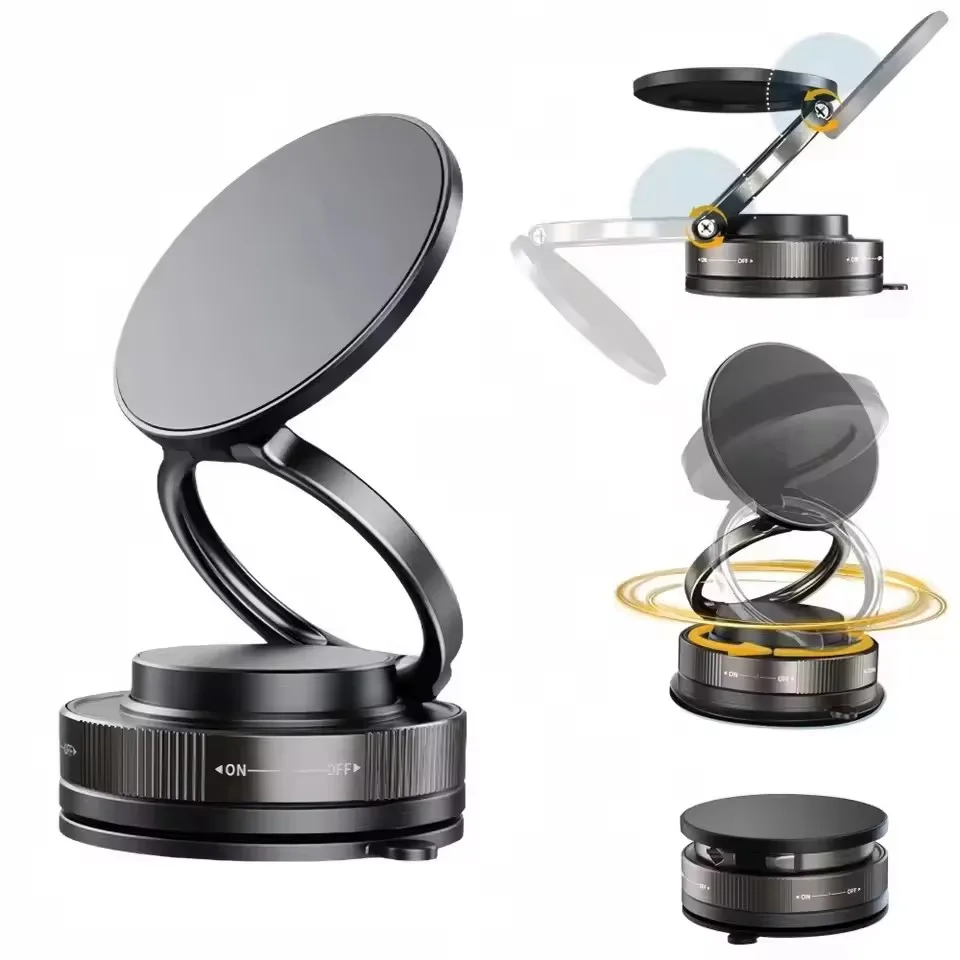 Car Vacuum - Upgraded 360°Vacuum Magnetic Phone Holder, Magnetic