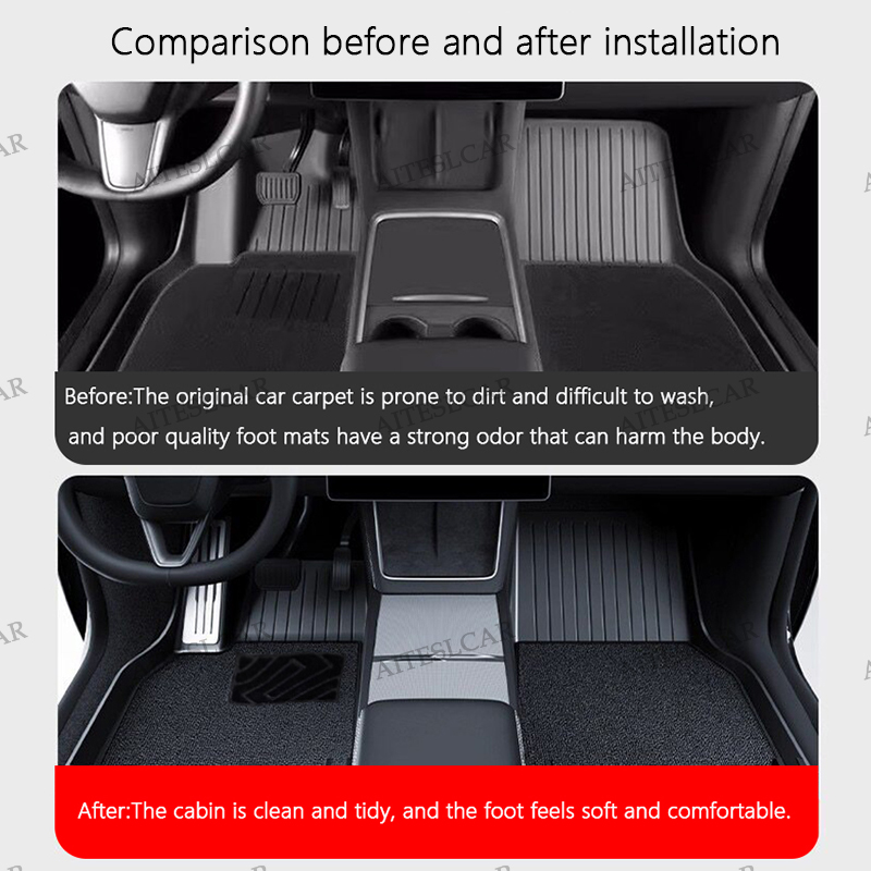 AITESLCAR For Tesla Floor Mat  - đánh giá và giá Car Floor Mat