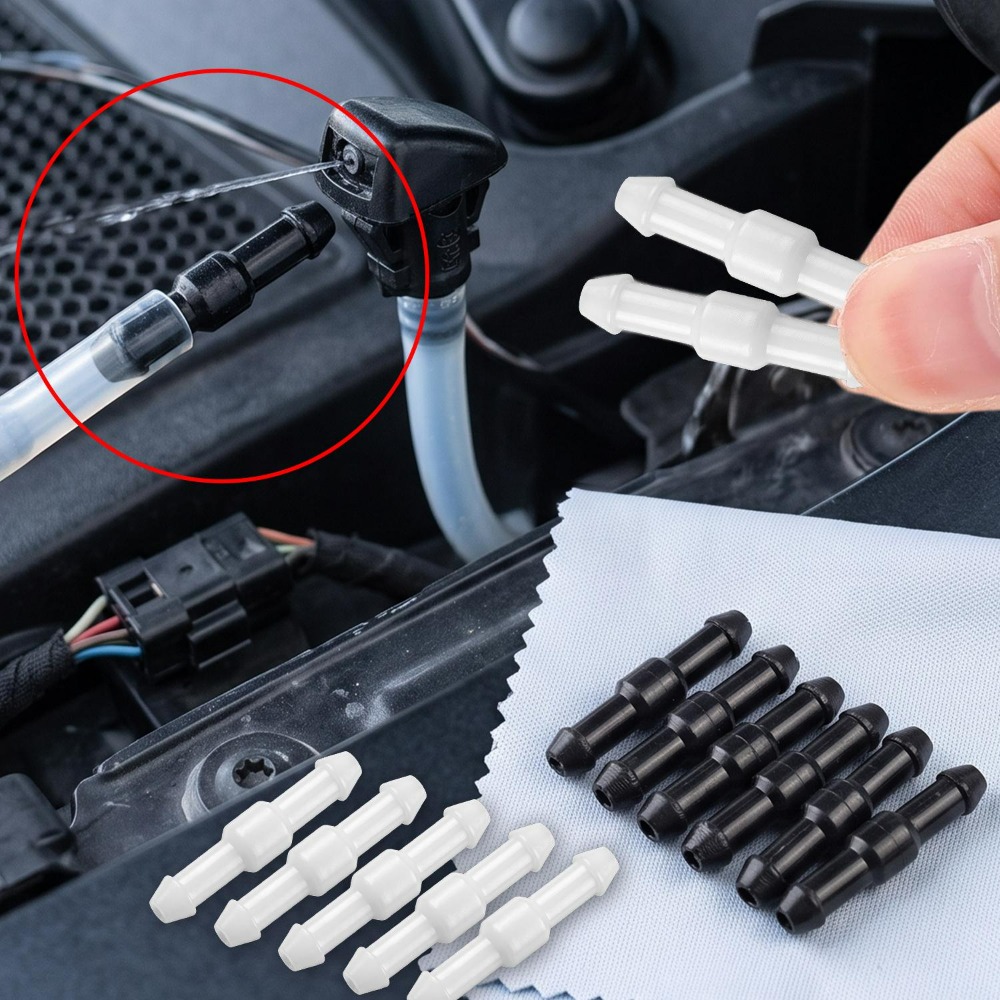 Black+White Straight Connector - đánh giá và giá Car Wiper